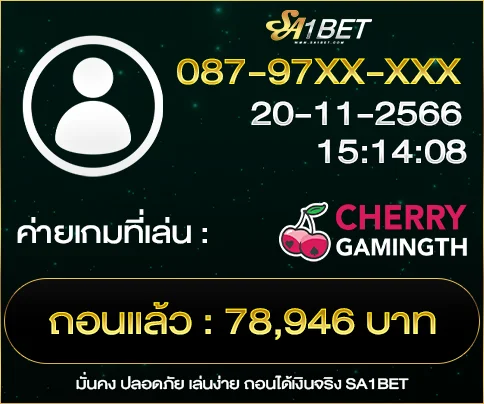 (9)-SA1BET-ยอดถอนล่าสุดลูกค้า